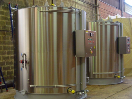 Recente realisatie: Inox chocoladeketel