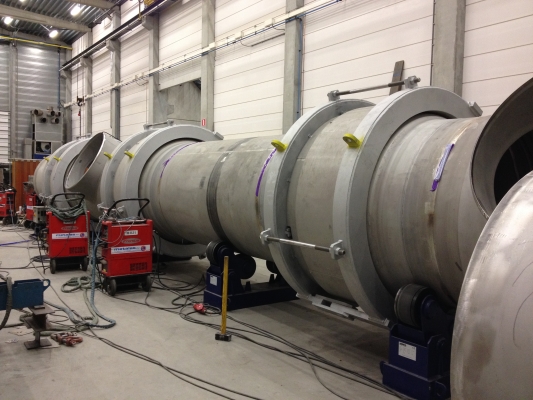 Project in the picture: submerged (arc) welding