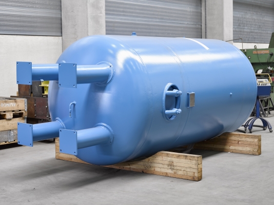 Recent realisation: compressed air tank