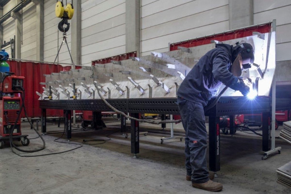 Project in de kijker: geplooide platen met doken volgens EN1090 EXC2