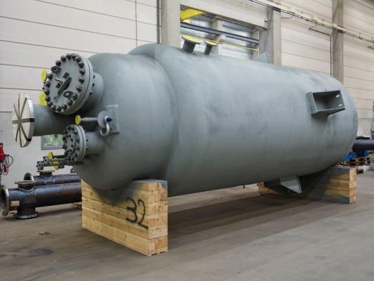 Project in de kijker: 6 drukvaten met roerwerk volgens EN13445 met wanddikte 35 mm