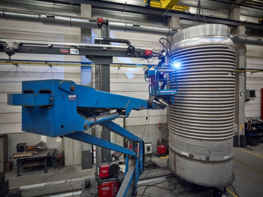 Automatisch lassen van halfpipes