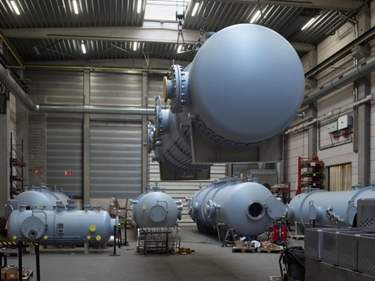 Series of pressure vessels...