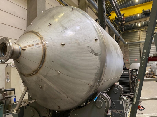  In Progress: Stainless Steel Pressure Vessel with Conical End