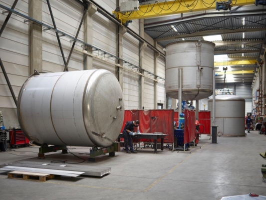 A glimpse into our stainless steel workshop 