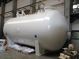 Cuve sous pression en acier